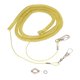 thumbnail image 2 of Pet Bird Leash Parrot Foot Chain Anillo de tobillera de entrenamiento de acero plástico para saliente Cuerda 10m y Anillo tobillera talla 9 Jinwen Cuerda Elástica Parrot Bird, 2 of 8