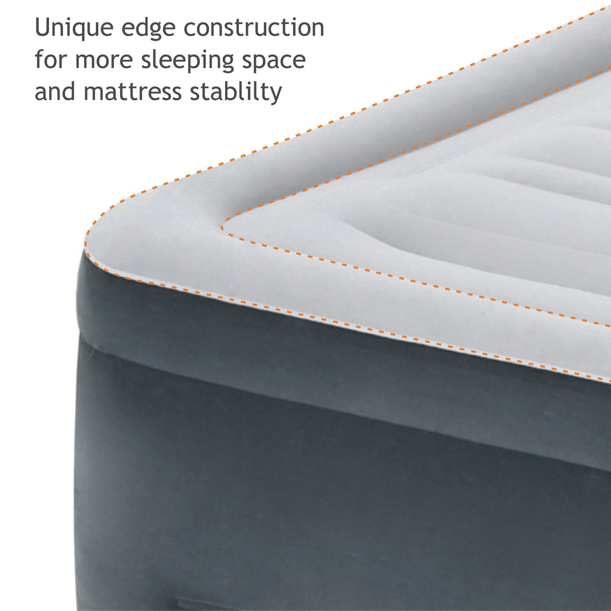 Details about   Intex 64409VM Dura Beam Plus Elevated Mattress Airbed with Built-In Pump King 