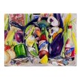 thumbnail image 1 of ""Caroline'S Treasures 8641Plmt Salsa Picante De Cristal Con Frijoles De Camelia Y Mantel Individual De Tela Negra Multicolor"", 1 of 1