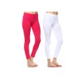 thumbnail image 1 of White Mark Leggings Extensibles Doux pour Femmes, Lot de 2, 1 of 2