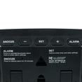 thumbnail image 4 of La Crosse Technology Digital Black Clock with Indoor Temperature, WT-8002U-B-INT, 4 of 7