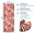 thumbnail image 2 of Pioneer Flower Floral Print Pattern Hot Yoga Mat Towel Non Slip for Hot Yoga - Quick-Drying Yoga Mat Cover with 4 Corner Pockets with Travel Bag - Hot Yoga Towel Non Slip 70"x26", 2 of 6
