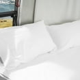 thumbnail image 3 of 6 Piece Zipper Sheet Set, Twin Size 6 Inch Deep Pocket, 800 TC, Solid White Color., 3 of 9