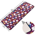 thumbnail image 2 of Dreamtimes Santa Cartoon Christmas Hallway Runner Rug 2'x6' Kitchen Rug with Rubber Backing Gingerbread Cute Non Slip Entryway Rug Runner Washable Soft Area Rug for Hallway Bedroom Kitchen Decor, 2 of 6