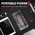 thumbnail image 6 of LOKITHOR JA301 2000A Portable Jump Starter with Air Compressor for 8L Gas/6L Diesel, 12V Jump Box, 150PSI Tire Inflator, Power Bank & LED Light, 6 of 11