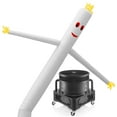 thumbnail image 1 of Cloud 9 Air Inflatable Dancer Tube Puppet Set, 20 ft. Tall with Blower Fan - White, 1 of 4