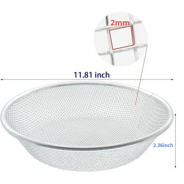 Dirt Sifter Compost Sieve Easy To Clean Galvanized Iron High-quality Material