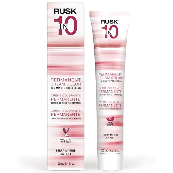 Rusk in10 Permanent Cream Hair Color 6NN Dark Intese Natural Blonde 100ml