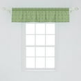 thumbnail image 2 of Abstract Window Valance, Retro Intricate Circles in Pastel Tones, Curtain Valance for Kitchen Bedroom Decor with Rod Pocket, 54" X 12", Seafoam Umber, by Ambesonne, 2 of 2
