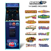 Arcade1Up Pac-Man Deluxe Arcade Machine with 14 Games Included, 5 Feet Tall, Neon