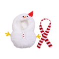 thumbnail image 3 of Ropa de muñeca en miniatura, juguete de muñeca DIY, ropa navideña de muñeco de nieve, atuendos de muñeca, lindo traje de ropa de muñeca para muñeca de, 3 of 9