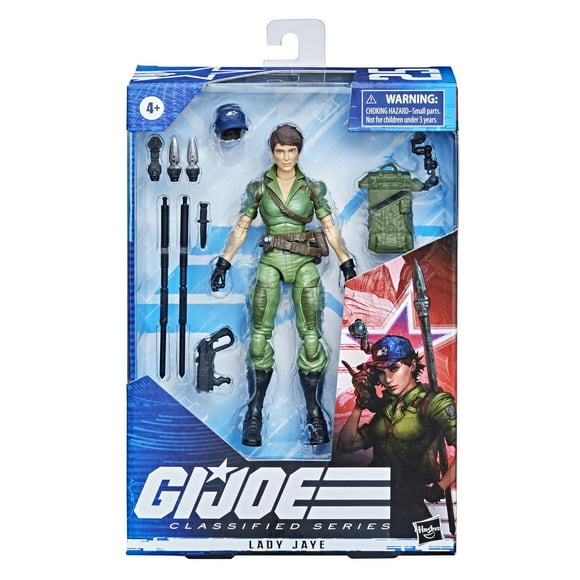 G.I. Joe Classified Series Lady Jaye Action Figure 25 Collectible Premium Toy with Multiple Accessories 6-Inch Scale with Custom Package Art
