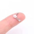 thumbnail image 3 of Kawaii Pop Fluffy Star Dangle Sparkle Nose Stud Ring, 3 of 5