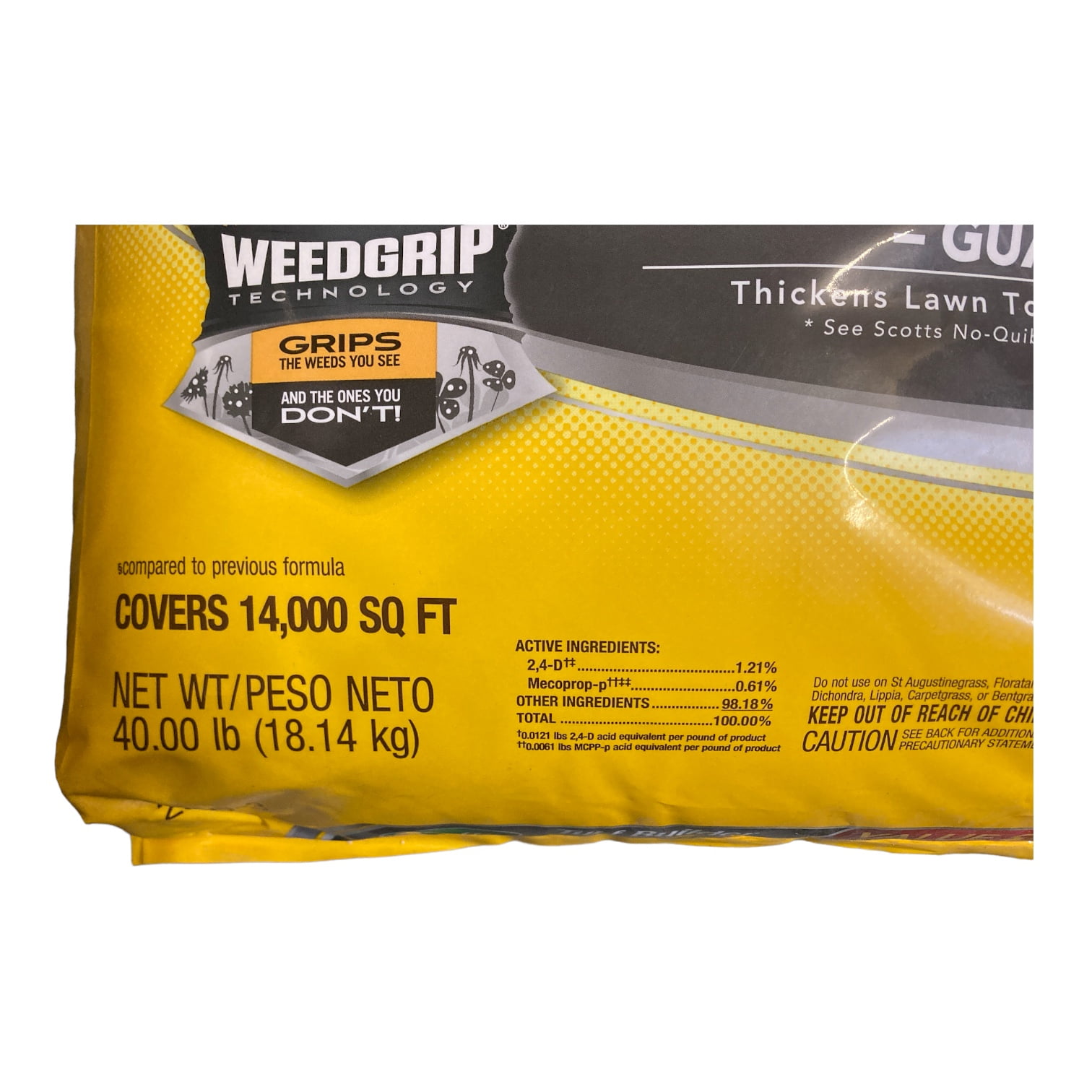 Scotts Turf Builder Weed & Feed, 40 lb with Weedgrip Technology
