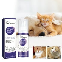 KQJQS Pet Care Spray for Dogs & Cats - Itchy Skin Relief, Allergy & Rash Treatment, Lick Safe & Deodorizing - 60ml