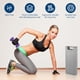 thumbnail image 5 of Juego de Mancuernas de Neopreno – Coloridas – Para Gimnasio en Casa – Incluye Funda de Almacenamiento – Pesas para Ejercicio – Incluye par de 1, 2 y 3 lb – Estuche plástico gris, 5 of 7