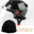 thumbnail image 7 of LEORX 3 Pcs Hat Liner Helmet Man 26.00X26.00X15.50CM Black, 7 of 7