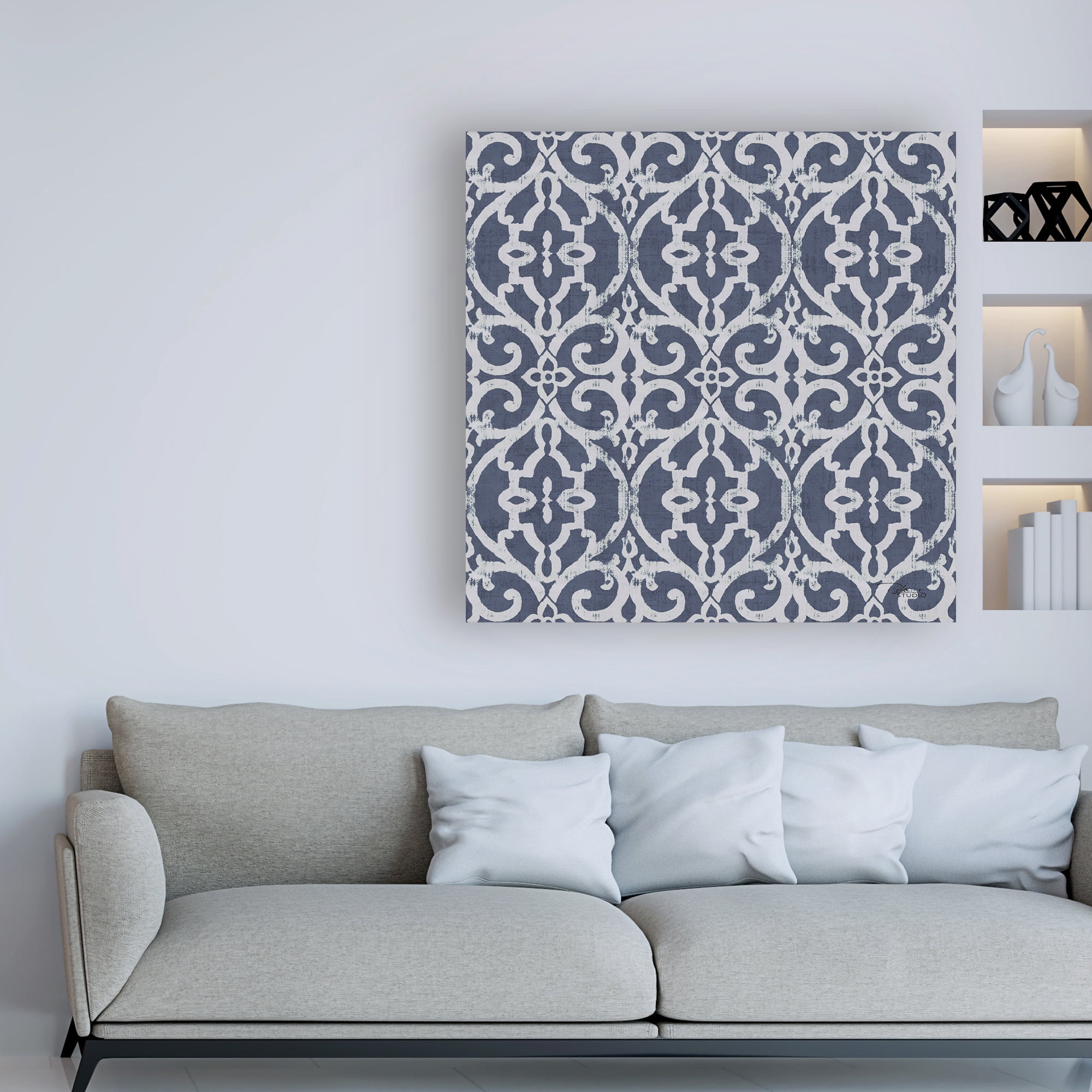 Trademark Fine Art 'Bazaar Patchwork Pattern IVB' Canvas Art by Pela Studio