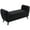 Black, variant on HOMCOM Upholstered Storage Bench, Modern Ottoman Bench with Arms, Black