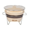 thumbnail image 3 of Miulika Chinese Clay Tea Stove Mini Charcoal Grill Small Cooking Accessories Compact Outdoor Barbecue Stove for Brew Tea Home Cafe M, 3 of 9