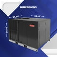 thumbnail image 2 of Goodman 5 Ton 13.4 SEER2 Packaged Heat Pump Unit & Thermostat - R32 Horizontal | 60000 BTU AC/Heating System, 2 of 9