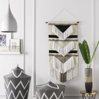 Safavieh Sedona Einsley Bohemian Woven Wall Tapestry, Black/White