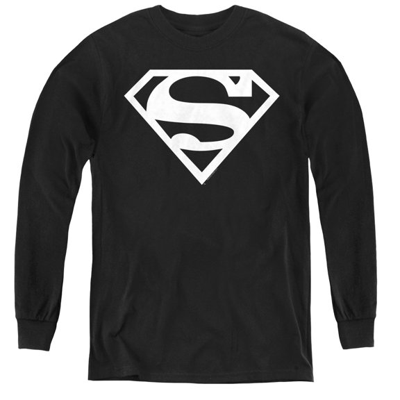 Superman - Logo - Youth Long Sleeve Shirt - Large