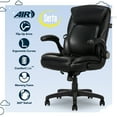 thumbnail image 6 of Serta Air Lumbar Bonded Leather Manager Office Chair, Black, 6 of 19