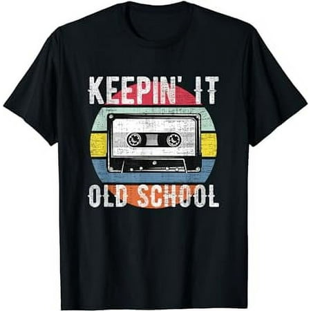 Retro Old School 80s 90s Cassette Hip Hop Music Mixtape T-Shirt