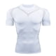 thumbnail image 5 of Camiseta deportiva de manga corta transpirable para hombre, absorbente del sudor, de secado rápido, paquete de fitness, camiseta ajustada con músculos, 5 of 5