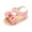 Pink, variant on Toddler Girl Sandals - Little Girl Summer Dress Shoes Lightweight Baby Girls Shoes Non-Slip Rubber Sole Infant First Walking Shoes Newborn Loafers Flats Black 12-18 Months