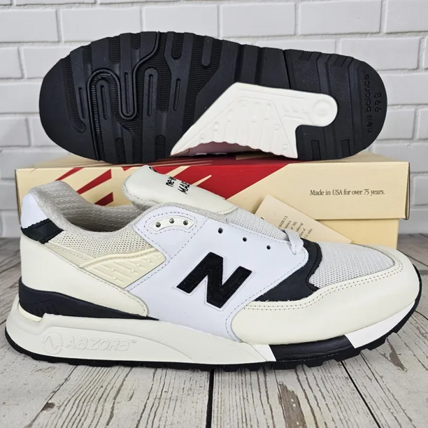 ? New Balance 998 Made in USA x Teddy Santis Men Size 10.5 White Black U998TI ?