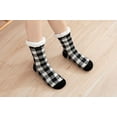 thumbnail image 5 of Womens Slipper Socks Fuzzy Fluffy Cabin Cozy Winter Thick Warm Comfy Fleece Soft Grips Christmas Socks, 5 of 5