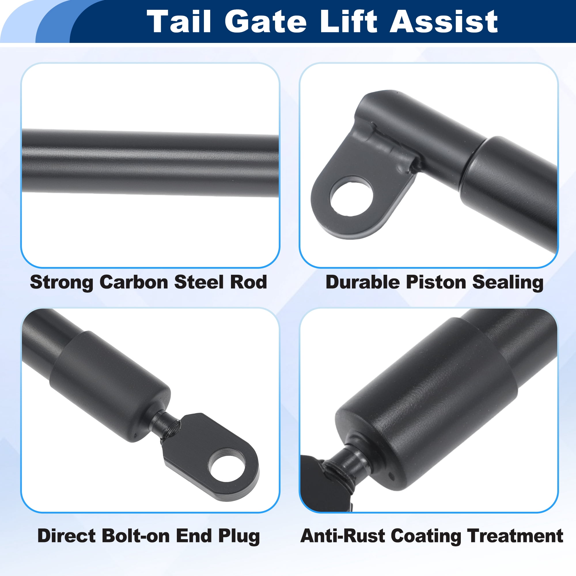 Unique Bargains Tailgate Assist Damper Strut for Toyota Tacoma N140-N190 95-04