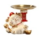 thumbnail image 4 of Estatua de gato mayimx Bandeja de almacenamiento de resina Beige, 4 of 9