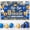 BlueGold, variant on 8TH Grade Graduation Backdrop Black Gold Bye Bye 8TH Grade Hello High School Background 2026 Graduation Classroom Party Decorations Banner Supplies Photo Booth Props