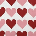 thumbnail image 2 of 16"x16" Simply Daisy Valentines Alternating Hearts Poly Accent Pillow, Red Qty 1, 2 of 5