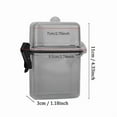 thumbnail image 3 of Underwater Clear Floating Watertight Case Diving Sealing Dry Storage Box with Rope Hook Waterproofs Diving Seal Box, 3 of 8