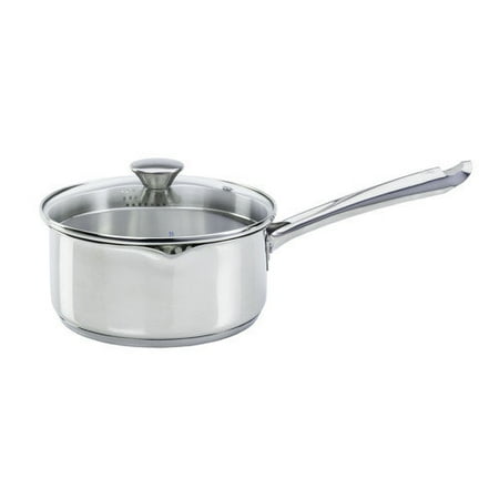 WearEver Cook & Strain Stainless Steel 1.5-Quart Saucepan