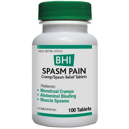 BHI Spasm Pain Tablets, 100 CT