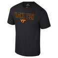 thumbnail image 2 of Men's Colosseum Black Virginia Tech Hokies Color Pop Active Blend T-Shirt, 2 of 3