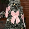 thumbnail image 6 of Darzheoy Ribbon Bow Party Decorations, Pink 5 Bow Set with Hanging String for Birthday and Holiday Events, Easy to Drape for Tree and Wall Decor, Reusable for Family Celebrations, 6 of 8