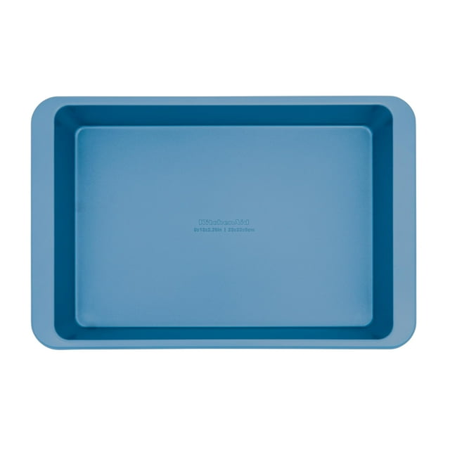 Molde para tartas KitchenAid, antiadherente, acero aluminizado, 9 x 13 pulgadas, terciopelo azul