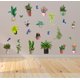 thumbnail image 3 of Pegatina de pared de plantas en maceta, película adhesiva decorativa, pegatina de pared, decoración de pared para sala de estar, dormitorio, oficina TUNC Sencillez, 3 of 5