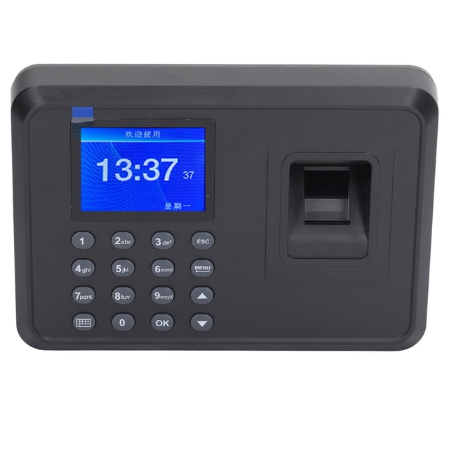 Machine à Empreinte Digitale, Horloge de Présence, Rappel Vocal Multilingue, Mot de Passe