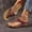 Wine, variant on ATENAR Womens Sandals Slide Casual Women Sandals Summer Shoes Women Wine 7.5