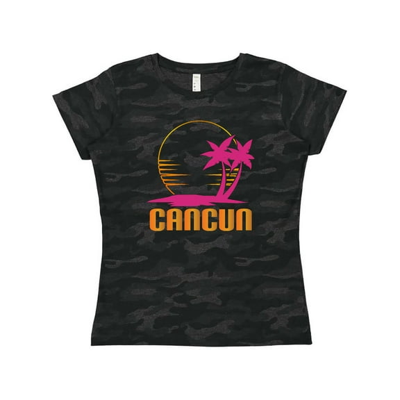 Inktastic Cancun Mexico Sunset Women's T-Shirt