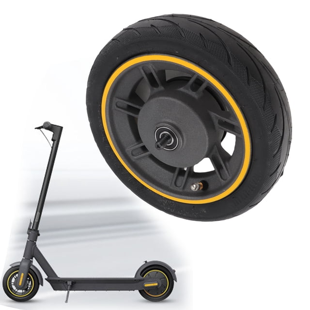 Rueda delantera del scooter Eléctrico, Neumilar de Goma de absorción de choque anti -skid skid scooter resistencia a la abrasión de reemplazo de la rueda delantera con freno