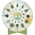 thumbnail image 2 of Wheel of The Year Sign Pagan Decor Wicca Calendar Wiccan Holidays Altar Pendulum Board Witch Stand Tree, 2 of 9