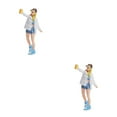 thumbnail image 4 of Wweixi 1/87 Diorama Graffiti Figure Characters Resin People Train Layout girl white 2Set, 4 of 6